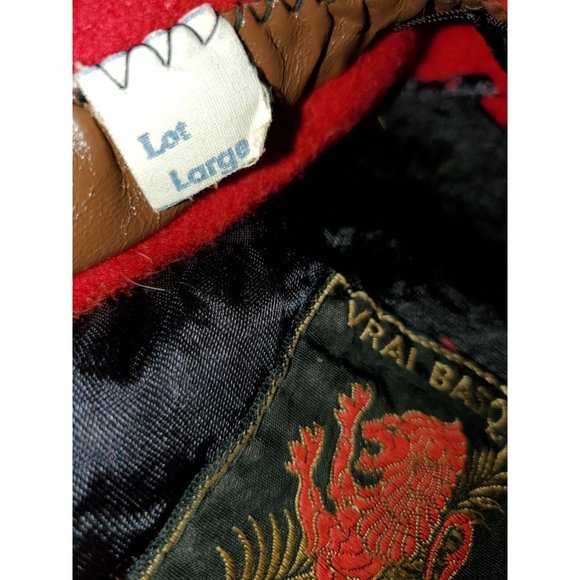 Vrai Basque Vintage Wool/Leather Beret S main image 5